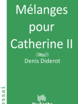 cover image of Mélanges pour Catherine II